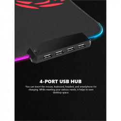 Килимок для миші MARVO MG011 RGB Gaming Mouse Pad |800x300x4mm| |4USB|