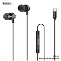 Навушники REMAX Type-C Metal Wired Earphone RM-560