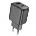 Адаптер мережевий HOCO Sunlight dual-port charger CS23A |1USB/1Type-C, 30W/3A, PD/QC|