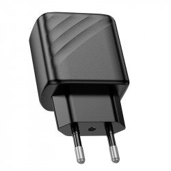 Адаптер мережевий HOCO Sunlight dual-port charger CS23A |1USB/1Type-C, 30W/3A, PD/QC|
