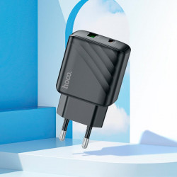 Адаптер мережевий HOCO Sunlight dual-port charger CS23A |1USB/1Type-C, 30W/3A, PD/QC|