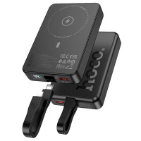 УМБ HOCO Elegant fully compatible power bank Q24 10000mah |USB/Type-C/Lightning, PD/QC, 22,5W/5A|
