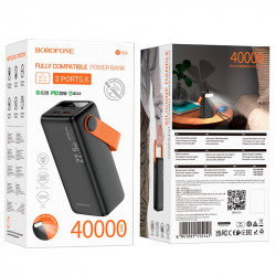 УМБ Borofone Magnifico fully compatible power bank BJ66 40000mAh |2USB/Type-C, PD/QC, 22.5W|