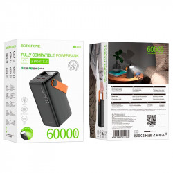 УМБ Borofone Magnifico fully compatible power bank BJ66B 60000mAh |2USB/Type-C, PD/QC, 22.5W|