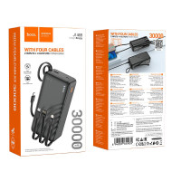 УМБ HOCO Night tide power bank with 4 cables J146B 30000mAh |1USB/1Type-C, 2A|