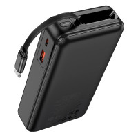 УМБ Hoco Bright power bank with telescopic cable and display Q41 20000mAh |1USB/1Type-C, PD/QC, 22.5W/3A|