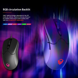 Миша MEETION RGB Backlit Gaming Mouse RGB GM21_2023 |12000dpi|