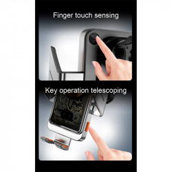Тримач Auto open-close Transparent Wireless Charger T11 |15W|