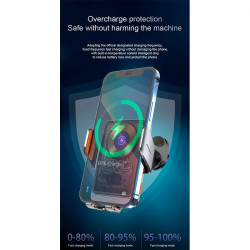 Тримач Auto open-close Transparent Wireless Charger T11 |15W|
