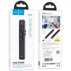 Розумна указка Hoco Smart PPT page turning pen GM202 |2.4G, 100m, Type-C, LCD, 8H|