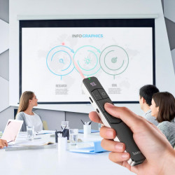 Розумна указка Hoco Smart PPT page turning pen GM202 |2.4G, 100m, Type-C, LCD, 8H|
