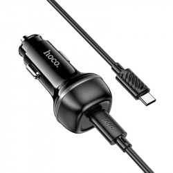 Адаптер автомобільний Hoco rank single port Car charger Z58 (Type-C to Type-C set) |1Type-C, 30W/3A,