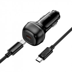 Адаптер автомобільний Hoco rank single port Car charger Z58 (Type-C to Type-C set) |1Type-C, 30W/3A,