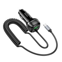 Адаптер автомобільний Hoco Rank Car charger Z58B (Type - C Cable set) |1Type-C, 48W/3A, PD30W/QC|