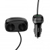 Адаптер автомобільний Hoco Rank dual port Car charger Z59 |1USB/1Type-C/2 port 240W cigarette lighter, PD30W/QC|