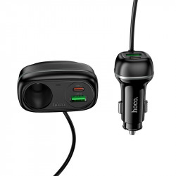 Адаптер автомобільний Hoco Rank Car charger Z59A |2USB/2TypeC/1 slot 240W cigarette lighter, PD30W/Q