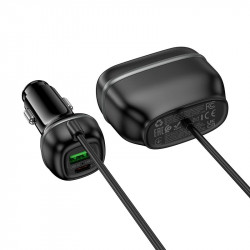 Адаптер автомобільний Hoco Rank Car charger Z59A |2USB/2TypeC/1 slot 240W cigarette lighter, PD30W/Q