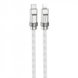 Кабель Hoco Type-C to Lightning Solid PD silicone charging data cable U113 |1.2m, 20W, 3A|