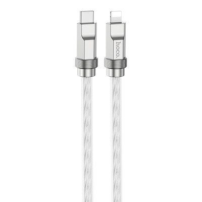 Кабель Hoco Type-C to Lightning Solid PD silicone charging data cable U113 |1.2m, 20W, 3A|