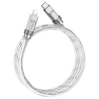 Кабель Hoco Type-C to Lightning Solid PD silicone charging data cable U113 |1.2m, 20W, 3A|