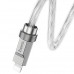 Кабель Hoco Type-C to Lightning Solid PD silicone charging data cable U113 |1.2m, 20W, 3A|