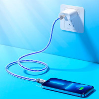 Кабель Hoco Type-C to Lightning Solid PD silicone charging data cable U113 |1.2m, 20W, 3A|
