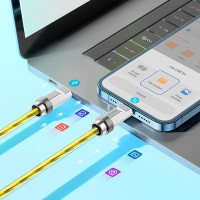 Кабель Hoco Type-C to Lightning Solid PD silicone charging data cable U113 |1.2m, 20W, 3A|
