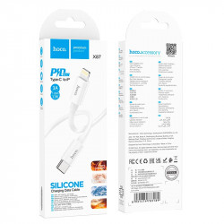 Кабель Hoco Type-C to Lightning Magic silicone PD charging data cable X87 |1m, 3A, 20W|
