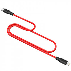 Кабель Hoco Type-C to Lightning Silicone PD charging data cable X21 Plus |1m, 3A, 20W|