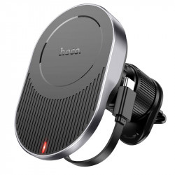 Тримач HOCO Guardian magnetic wireless fast charging Car holder (air outlet) HW12 |15W|