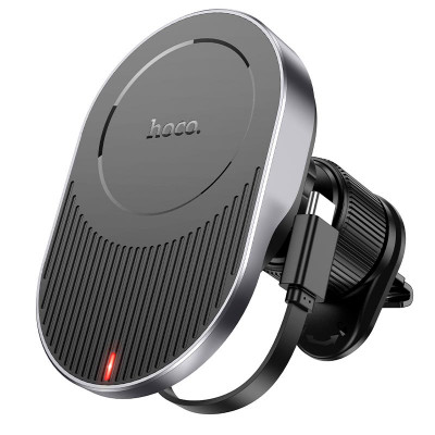 Тримач HOCO Guardian magnetic wireless fast charging Car holder (air outlet) HW12 |15W|