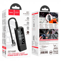 Портативний компресор Hoco Maddy portable smart air pump ZP7 (5000mAh) |10.3 bar|