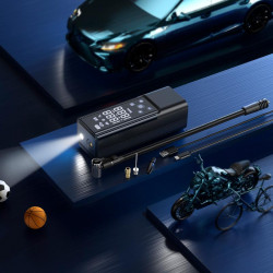 Портативний компресор Hoco Maddy portable smart air pump ZP7 (5000mAh) |10.3 bar|