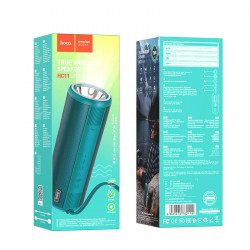 Акустика HOCO Bora sports BT speaker HC11 |BT5.0, TWS, AUX, FM, TF, USB, 2Hours, 5Wx2, Flashlight|