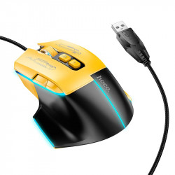 Миша HOCO Overlord luminous gaming wired mouse GM31 |1200-1800-2400-3600dpi|