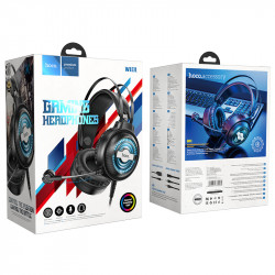 Навушники HOCO Streamer gaming headphones LED W101
