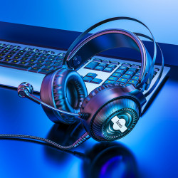 Навушники HOCO Streamer gaming headphones LED W101