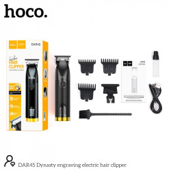 Машинка для стрижки волосся HOCO Dynasty engraving electric Hair clipper DAR45 |LED Display, SS Blade|