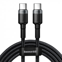 Кабель BASEUS Type-C to Type-C flash charging Cafule |2M, PD2.0 100W, (20V 5A)| (CATKLF-AL91)