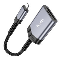 Перехідник HOCO 2-in-1 Card reader iP UA25