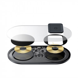 Зарядка QI BASEUS Simple 2in1 Wireless Charger 18w Max For Phones + Pods (WXJK-01)