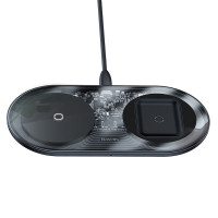 Зарядка QI BASEUS Simple 2in1 Wireless Charger 18w Max For Phones + Pods (WXJK-01)