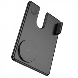 Зарядка Qi HOCO Geek folding 3-in-1 magnetic wireless fast charger CQ1 (iWatch/phone/earphone, 15wqi, 27w Type-C)