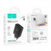 Адаптер мережевий Hoco Intelligent four-port C127A |3USB/1TypeC, 45W/3A, PD/QC|