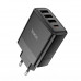 Адаптер мережевий Hoco Intelligent four-port C127A |3USB/1TypeC, 45W/3A, PD/QC|