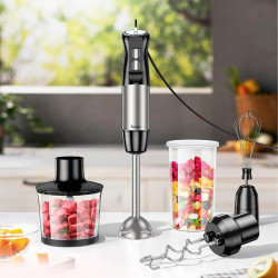 Ручний блендер HOCO 6-in-1 handheld blender HE31 |1000W, 5 mode, 500+600ml cap|