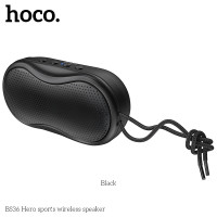 Акустика HOCO Hero sports BT5. 0 TWS BS36 |AUX, TF CARD, FM, USB|