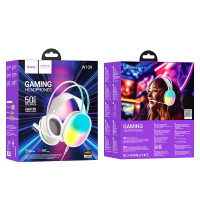 Навушники HOCO rich gaming headphones W109 RGB |AUX+USB, 2m|