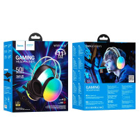 Навушники Hoco rich channel gaming headphones RGB W109 Plus |USB7.1, 2m|