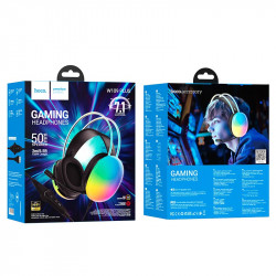 Навушники Hoco rich channel gaming headphones RGB W109 Plus |USB7.1, 2m|